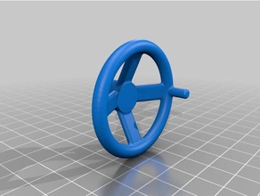 3d printer valve handle accessories 3d print model - Mito3D