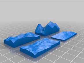 openscad generación de terrenos la biblioteca 3d print model - Mito3D