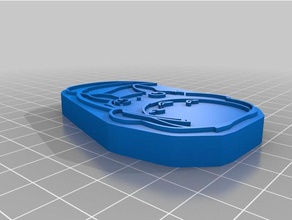 totoro foglia di bollo segni e loghi su misura 3d print model - Mito3D