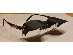 cipsun visiera accessori gli occhiali da sole 3d print model - Mito3D