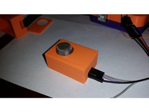 mq2 gas sensor case electronics 3d print model - Mito3D