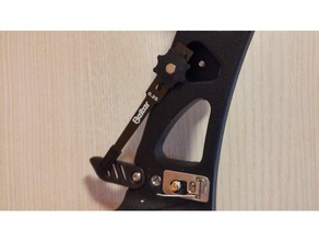 clicker plaque de hoyt sport et loisirs tir à l'arc 3d print model - Mito3D