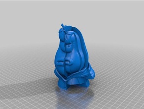 nested eggplant wizard 3d printing funny wizar pi dude pidude remix 3d print model - Mito3D