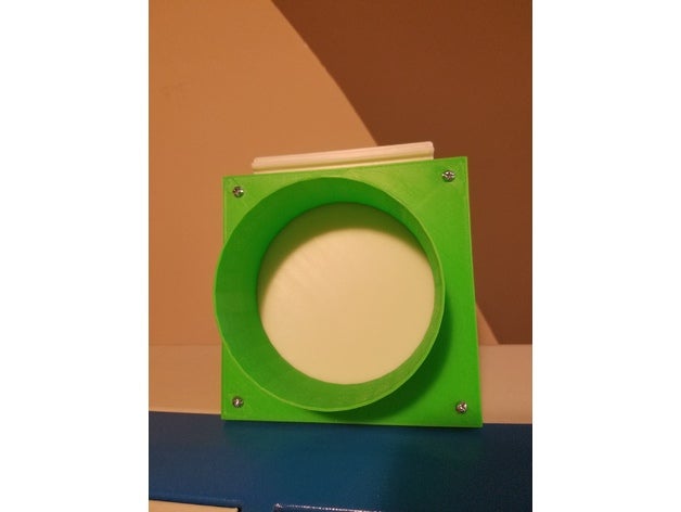 blast gate 4 inch air duct 3D print model - Mito3D