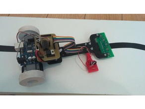 base yeti - very fast line follower robot robotics arduino 3d print model - Mito3D