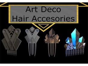 art deco hair combs fashion art artdeco brush comb deco hair hair comb hair ornament remixchallenge teeth