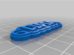 lidia Anahtarlık özelleştirilmiş 3d print model - Mito3D