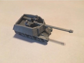75 cm sf 39h veículos 1-100 chamas da guerra alemanha tanques a segunda mundial 3d print model - Mito3D