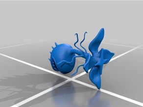monster-pflanze Skulpturen monster pflanze sclupture 3d print model - Mito3D