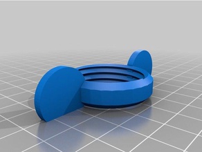 small spool holder nut parts customized 3d print model - Mito3D