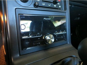 na6 miata mx-5 double din estéreo espaçador a indústria automotiva aparelho de som carro duplo mazda mx5 3d print model - Mito3D