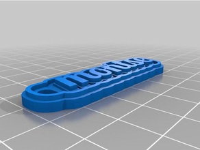 montse 3 keychains customized 3d print model - Mito3D