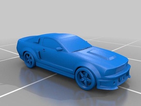 ford mustang eleanor vehículos coche de músculo deportivo 3d print model - Mito3D