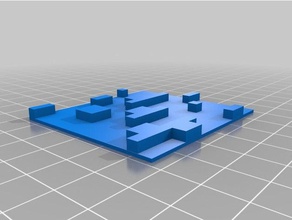 minecraft ore lampada inserti ridimensionare remix arredamento 3d print model - Mito3D