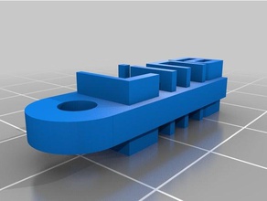 lina llavero 2 organización personalizado 3d print model - Mito3D