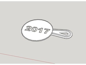 2017 caffè stencil nuovo anno cucina & sala da pranzo 3d print model - Mito3D