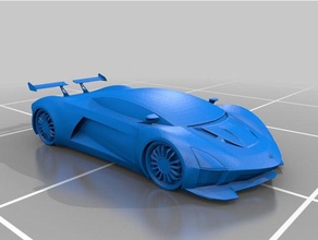 vendetta gtr-800 concept vehicles car formula sport supersport 3d print model - Mito3D