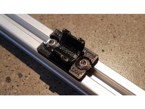 cable clamp 2020 remix 3d printer accessories extrusion clip holder hypercube 3d print model - Mito3D