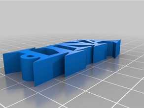 lina portachiavi v3 i su misura 3d print model - Mito3D