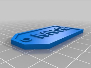 remixed tag my work signs & logos customized 3d print model - Mito3D