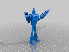 getter 2 A impressão 3d robô go nagai 3d print model - Mito3D