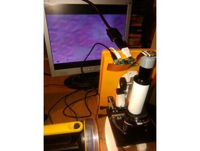 raspberry pi camera adapter remix learning microscope 3d print model - Mito3D