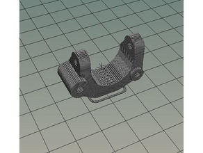 arrma raider frente comba hub r c vehículos 3dprintable parte de reemplazo 3d print model - Mito3D