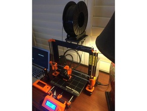 prusa mkıı biriktirme coaster tepsi i3 3d yazıcılar filaman filament tutucu mkd makara monte edin 3d print model - Mito3D