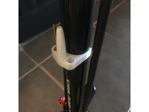 bisiklet pompası adaptörü klibi spor ve açık hava klip özelleştirilebilir organizasyon pompa 3d print model - Mito3D
