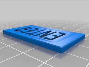 lightable enter sign 3d printing 3d print model - Mito3D