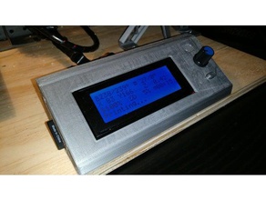 reprap lcd case generic base 3d printer accessories tevo tarantula 3d print model - Mito3D