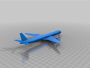 douglas dc-8 Fahrzeuge Flugzeug jet skalieren turbo 3d print model - Mito3D