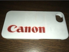 canon iphone 5 Fall dual-extruder Handy 3d print model - Mito3D