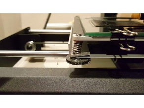 aluminum angle iron y-axis support 3d printer accessories wanhao duplicator i3 3d print model - Mito3D