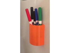 frigorifero di stoccaggio coppa cucina & sala da pranzo tazza magnete del titolare magnetico pen la matita penna 3d print model - Mito3D