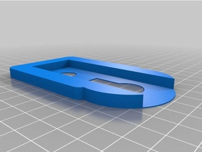 nuki - b-plate support 6mm replacement parts customized 3d print model - Mito3D