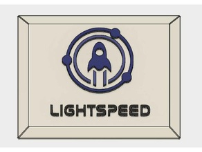 lightspeed signs & logos n3rdfusion sevadus 3d print model - Mito3D