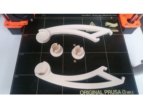 filament spool holder 25mm conduit original prusa i3 mk2 3d printer accessories 3d print model - Mito3D