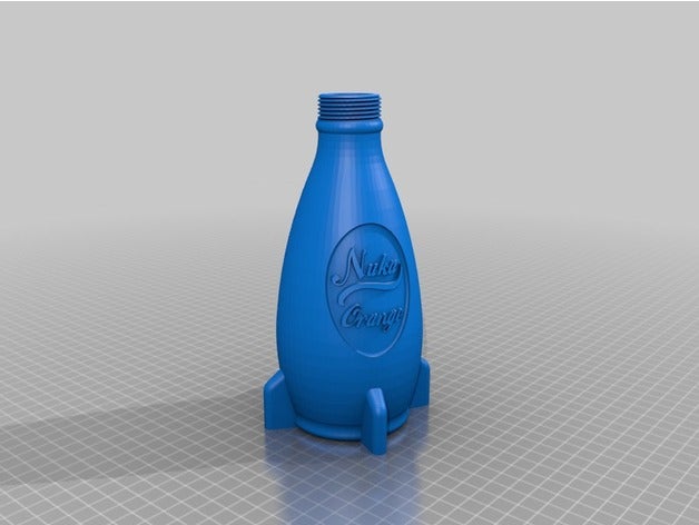 fallout 4 nuka orange twisted-cap-Flasche Requisiten Welt 3D print model - Mito3D