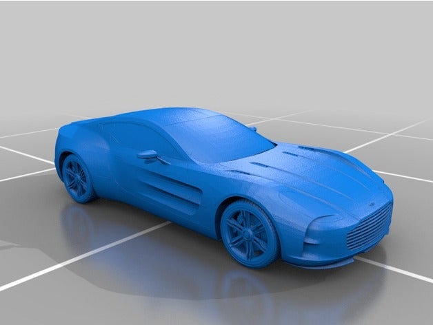 aston martin one-77 araç bağ İngiliz araba db7 spor otomobil vanquish 3D print model - Mito3D
