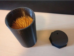 toothpick box household cure-dent toothpickholder toothpicks holder 3d print model - Mito3D
