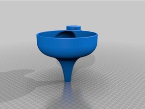 hyperbolic funnel v1 gadgets energy faucet free hyperbel hyperbolisch schauberger tap trichter viktor wasserhahn water 3d print model - Mito3D