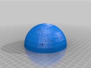 star dome Physik & Astronomie 3d print model - Mito3D