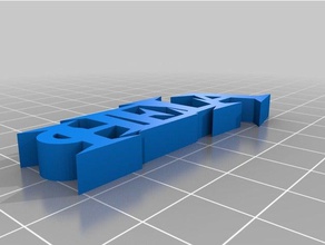 hela trousseau de clés porte-clés personnalisé 3d print model - Mito3D