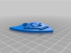 blue peter badge - Abzeichen 3d print model - Mito3D