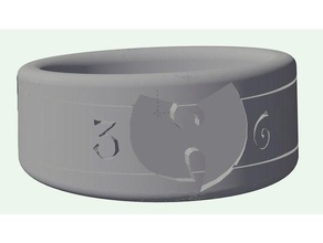 wu tang clan ring rings 3d print model - Mito3D