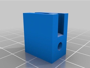beltclamp 3d printer parts belt clamp holder sparkcube 3d print model - Mito3D