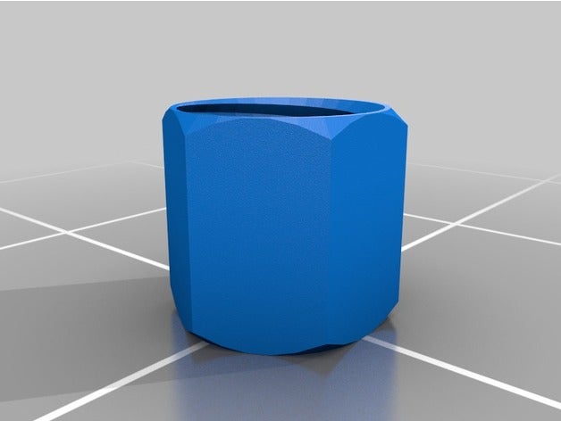 porca - 5-5-5-125 partes personalizado 3D print model - Mito3D