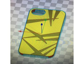 iphone 5 5s caso astratto telefono cellulare il di 3d print model - Mito3D