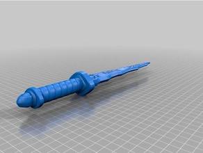 my customized dark one dagger - halrim scans & replicas 3d print model - Mito3D